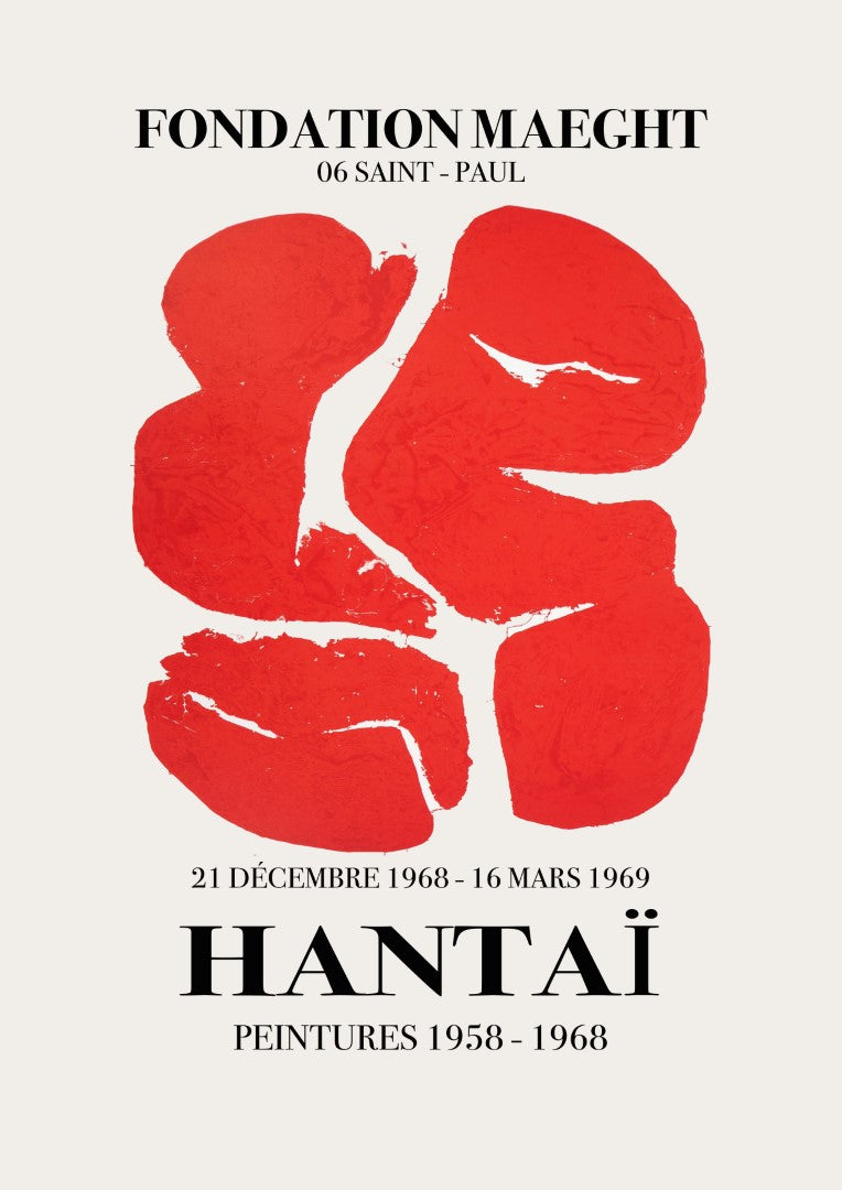 Hantai Red Plakat