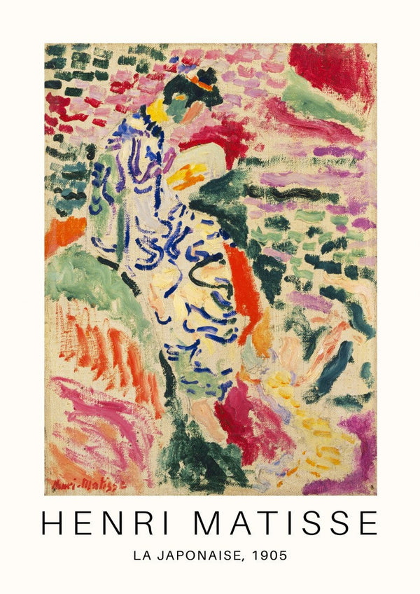 Henri Matisse La Japonaise 1905 Plakat