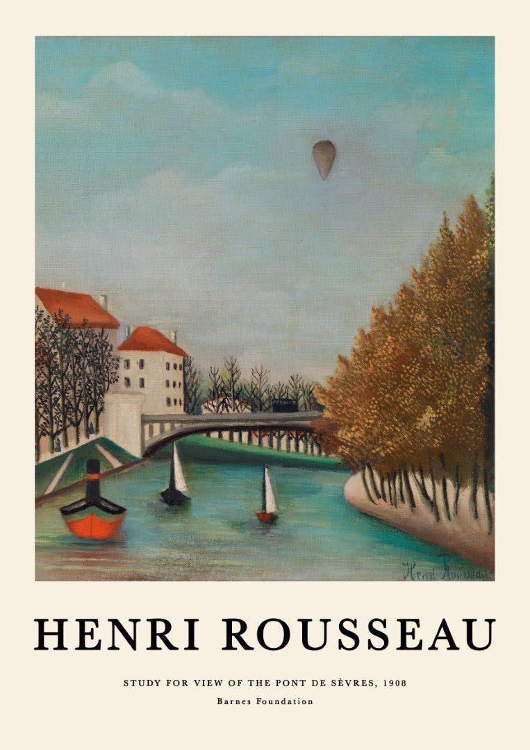 Henri Rousseau View Pont de Sevres Plakat