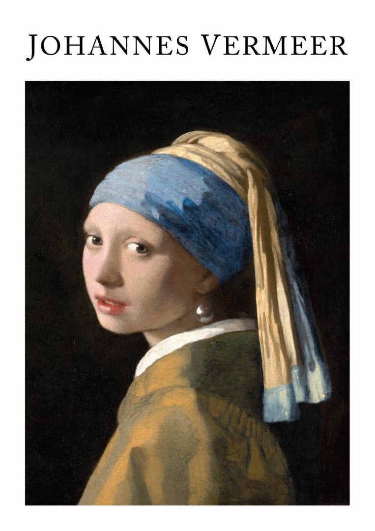 Johannes Vermeer Pearl Lady Plakat