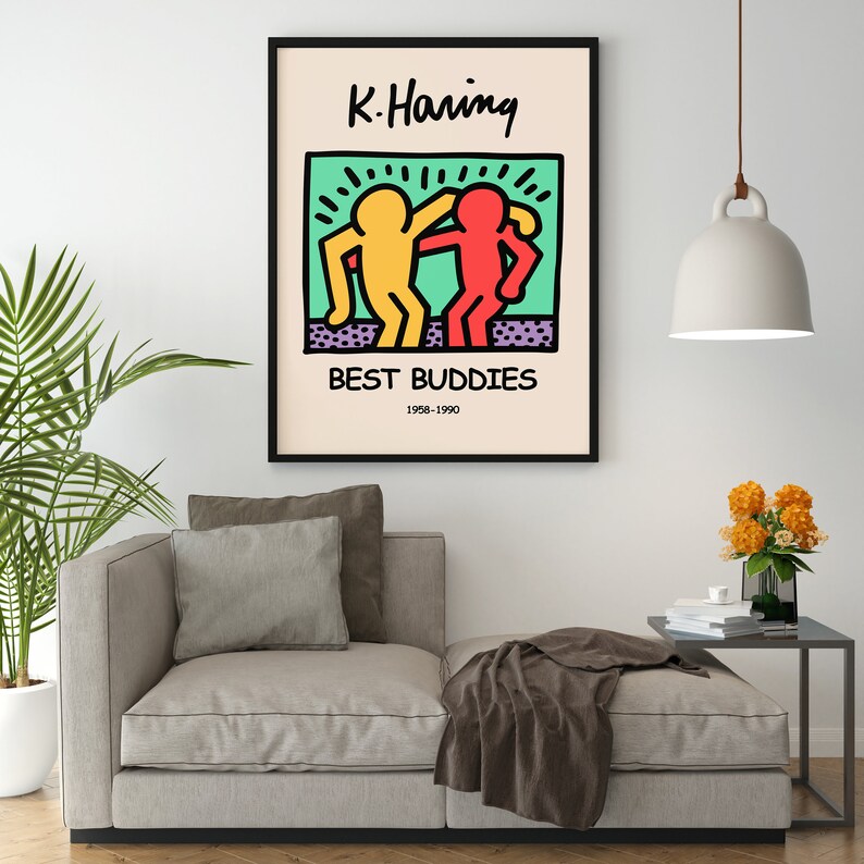 Keith Haring Best Buddies Plakat 2