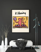 Keith Haring DJ Dog Plakat 3