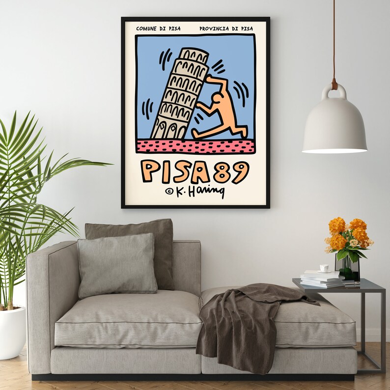 Keith Haring Pisa 89 Plakat 2