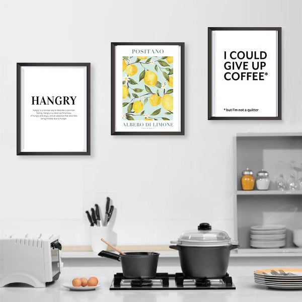 Plakater til køkkenet