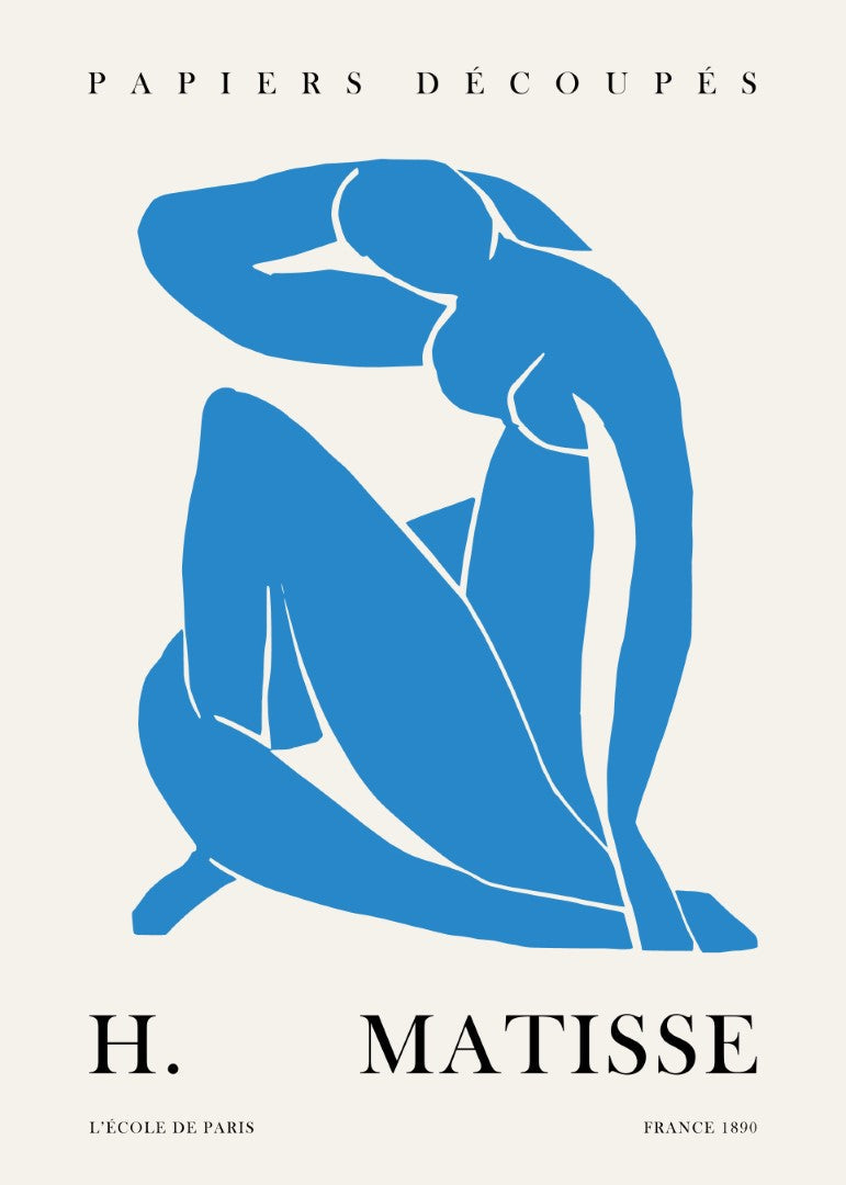 Matisse Blue Lady Plakat
