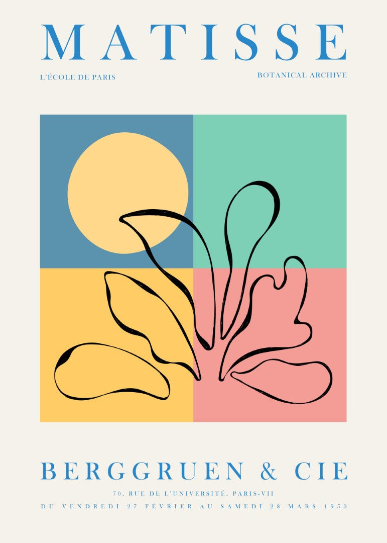 Matisse Botanical Plakat