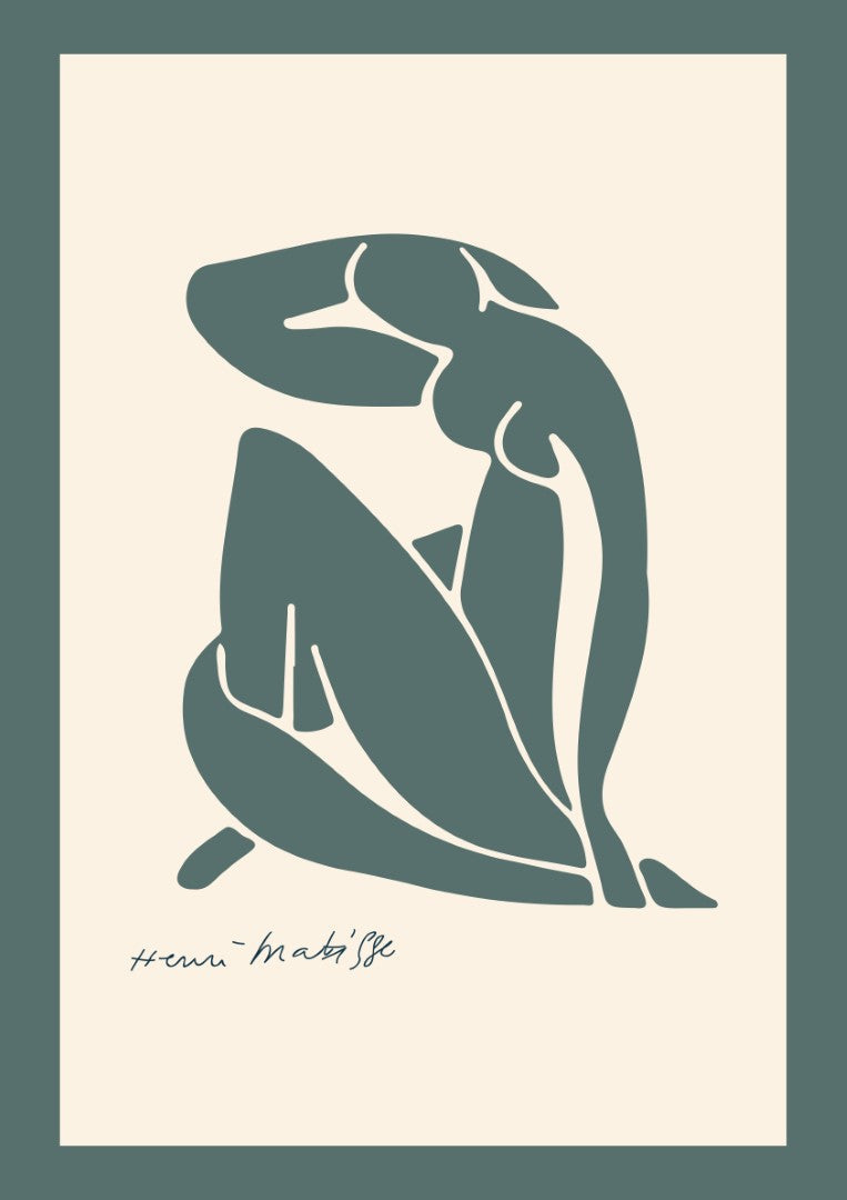 Matisse Green Lady Plakat
