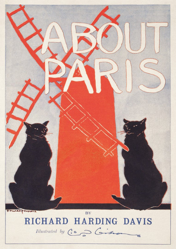 Mill About Paris Vintage Plakat