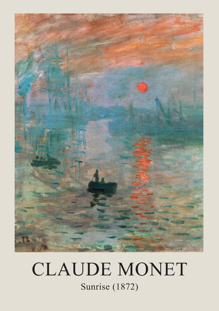 Monet Sunrise Plakat