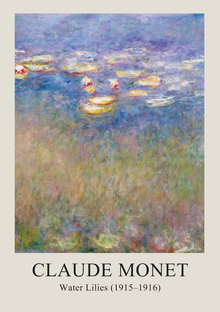 Monet Water Lillies Plakat