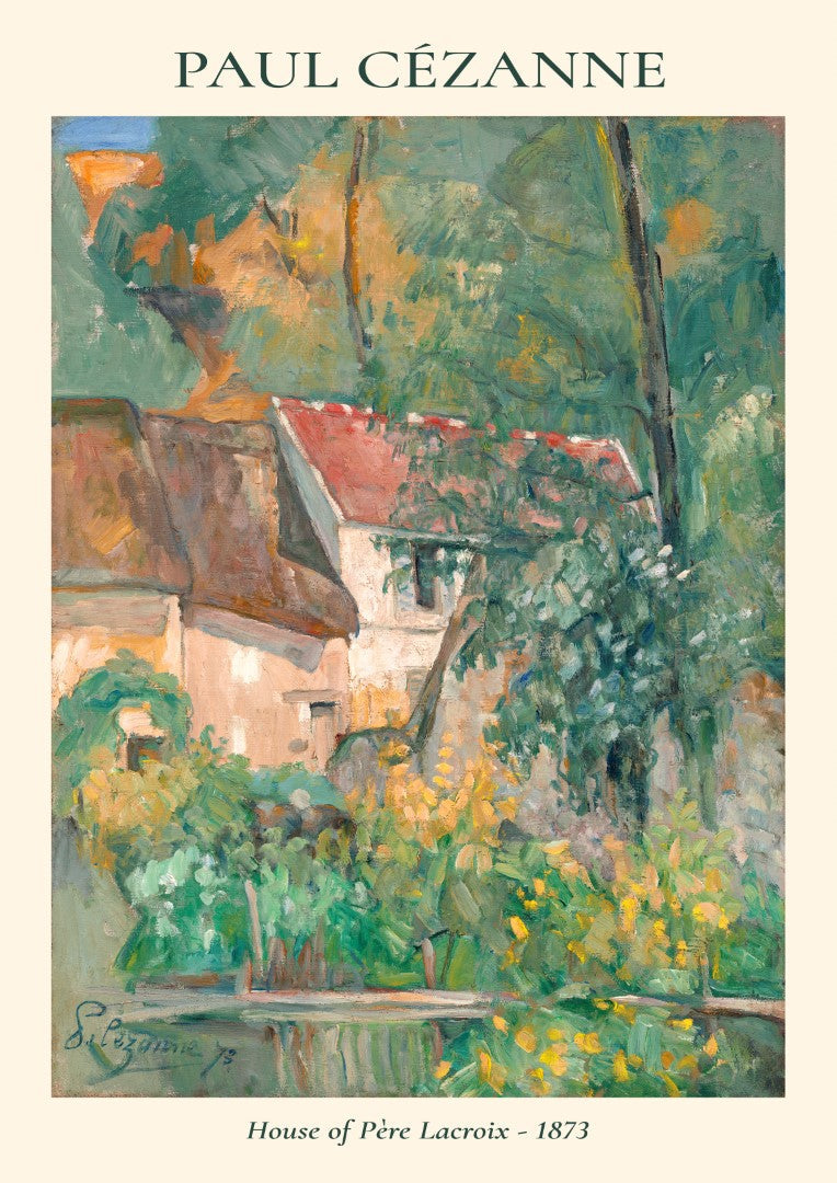 Paul Cezanne House of Pere Plakat