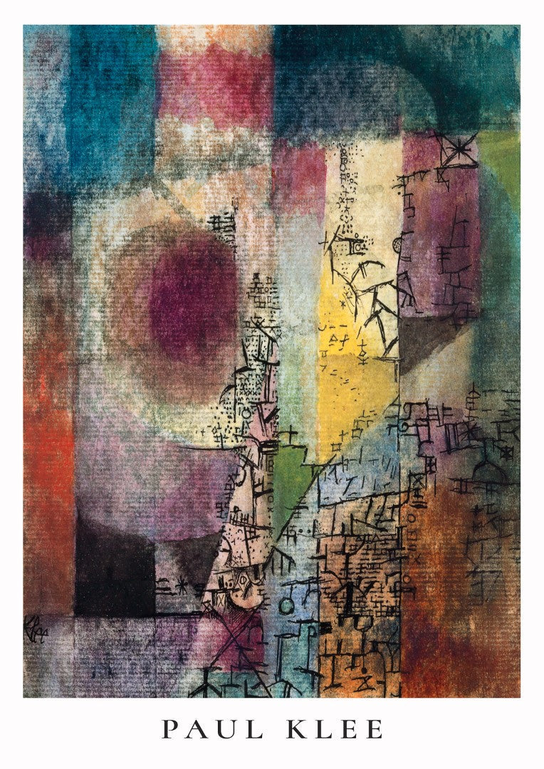 Paul Klee Abstract Untitled 1914 Plakat