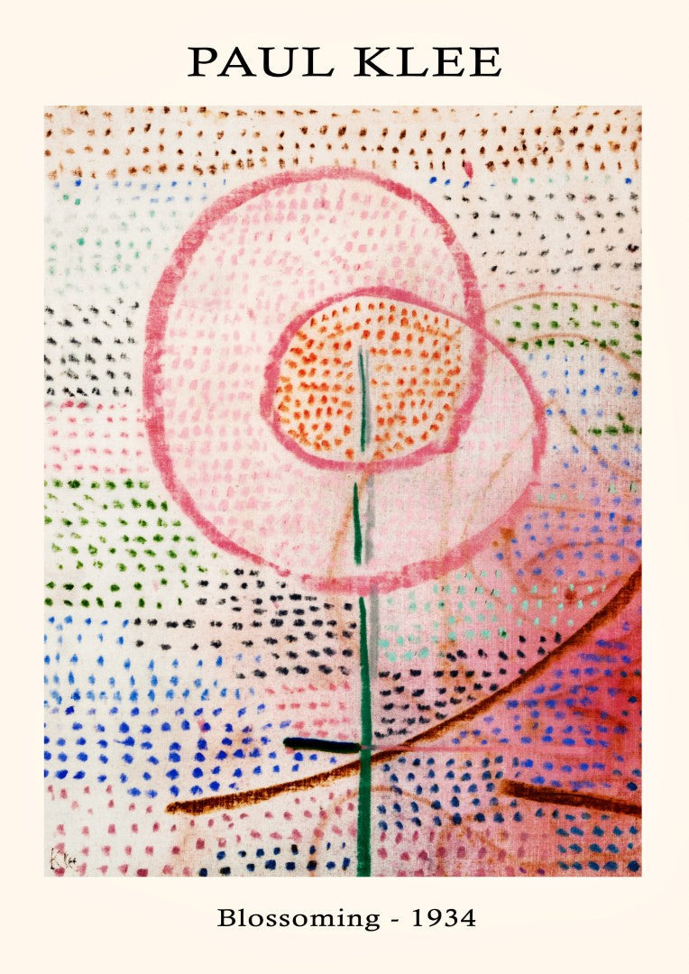 Paul Klee Blossoming Plakat