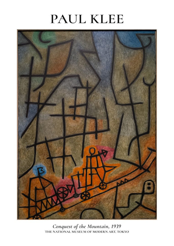 Paul Klee Conquest of the Mountain Plakat