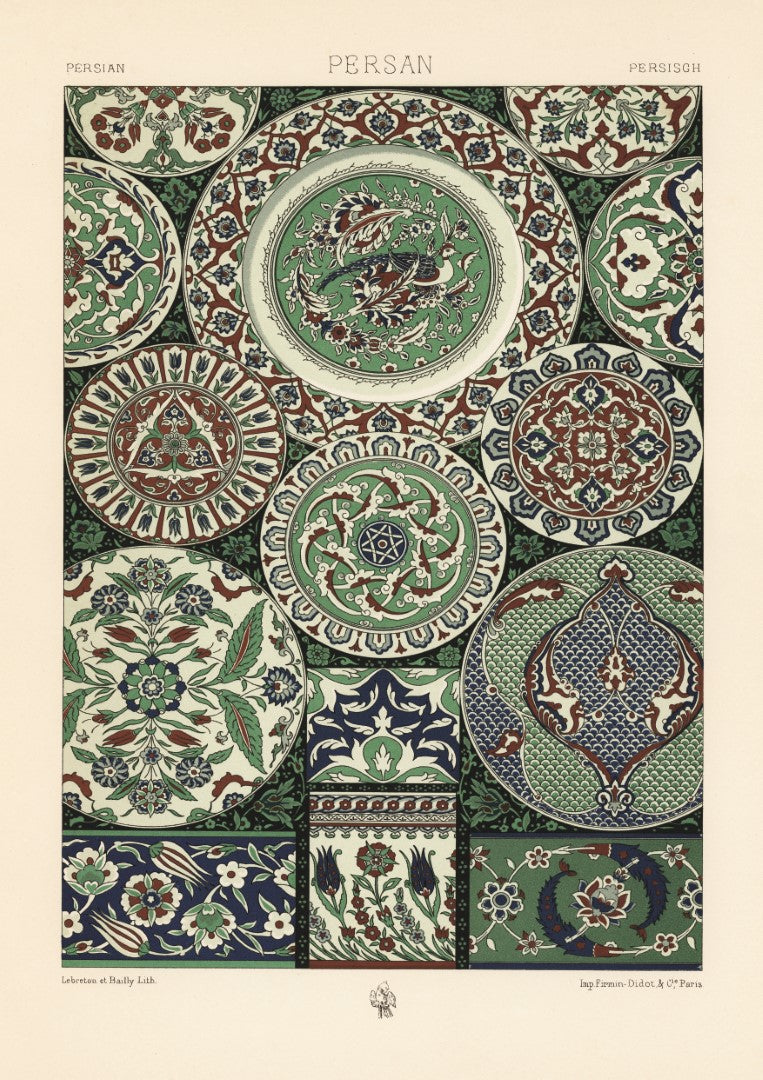 Persisk mønstre plakat
