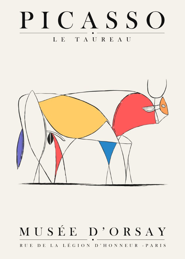 Picasso Bull Plakat