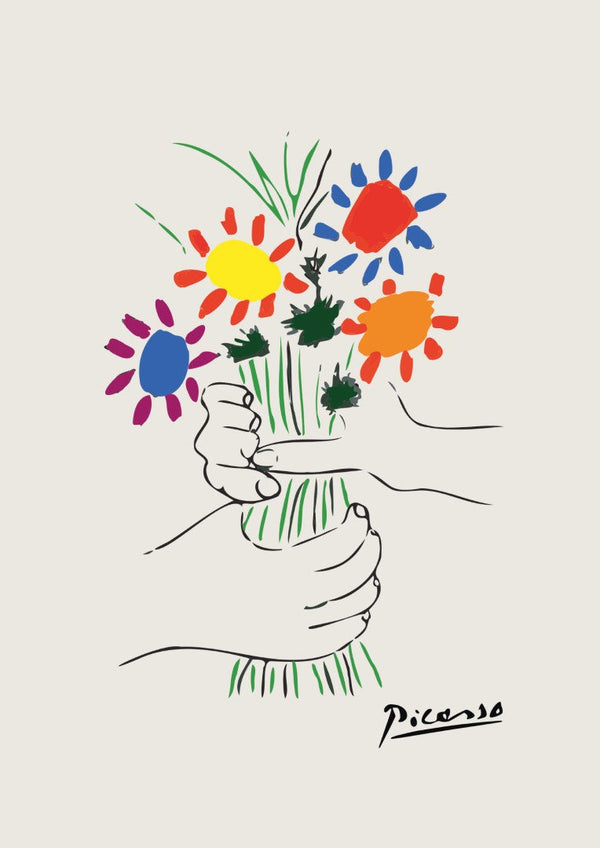 Picasso Flowers Plakat