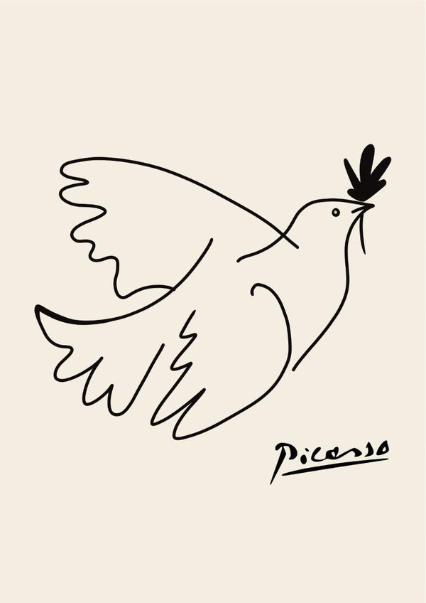 Picasso Love Dove Plakat