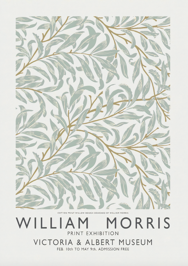 William Morris Vintage Plakat
