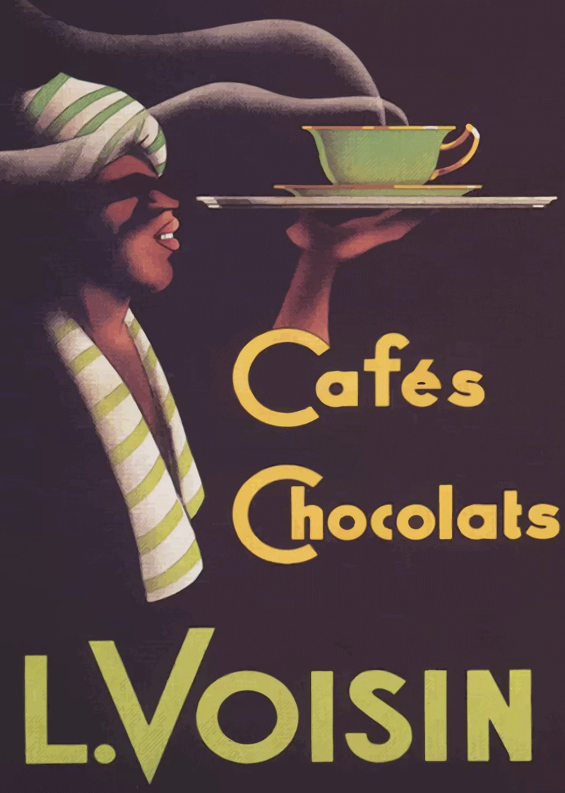 Cafes Chocolats Voisin Plakat