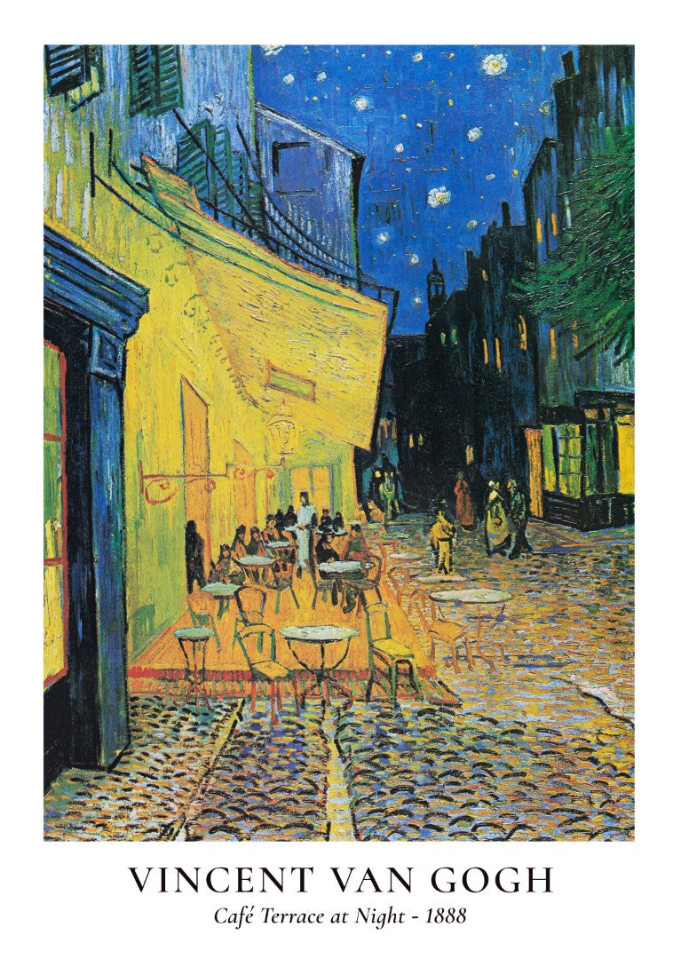 Vincent van Gogh Cafe Terrace at Night Plakat