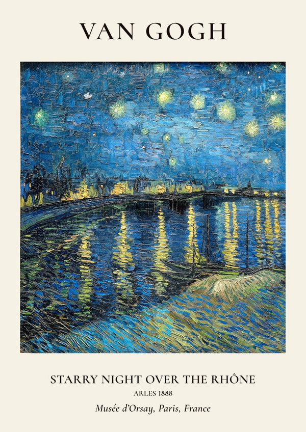 Vincent van Gogh The Rhone Plakat
