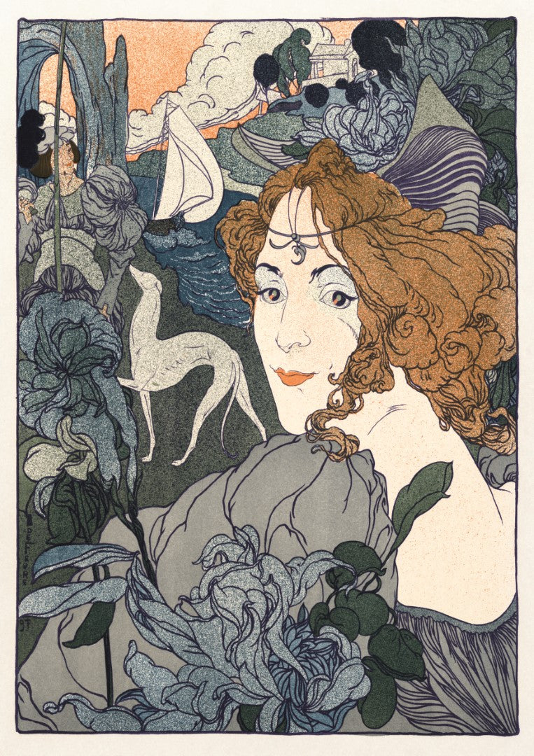Vintage Wild Woman Plakat