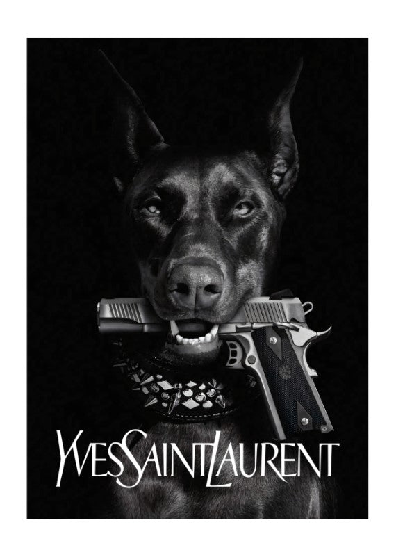 YSL Dog Plakat - plakatstore