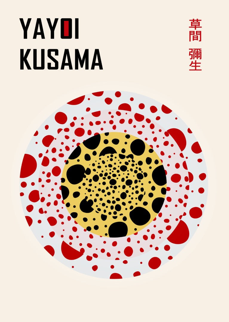 Yayoi Kusama Circles Plakat