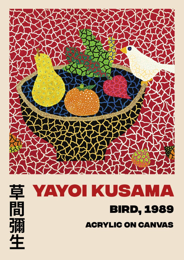 Yayoi Kusama Fruit Bowl 1989 Plakat