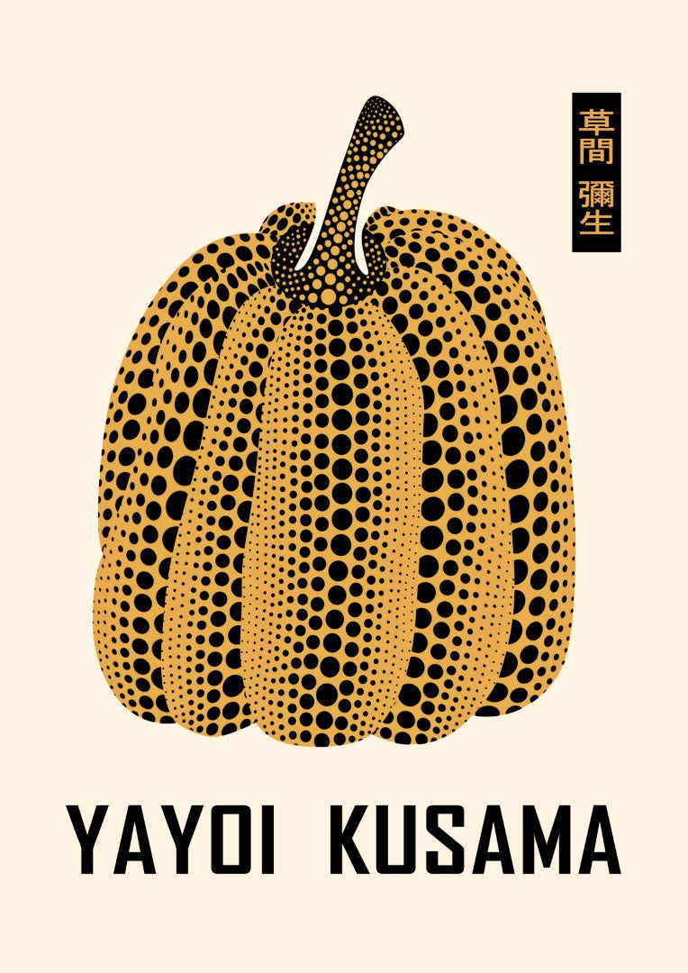 Yayoi Kusama Infinity Pumpkin Plakat