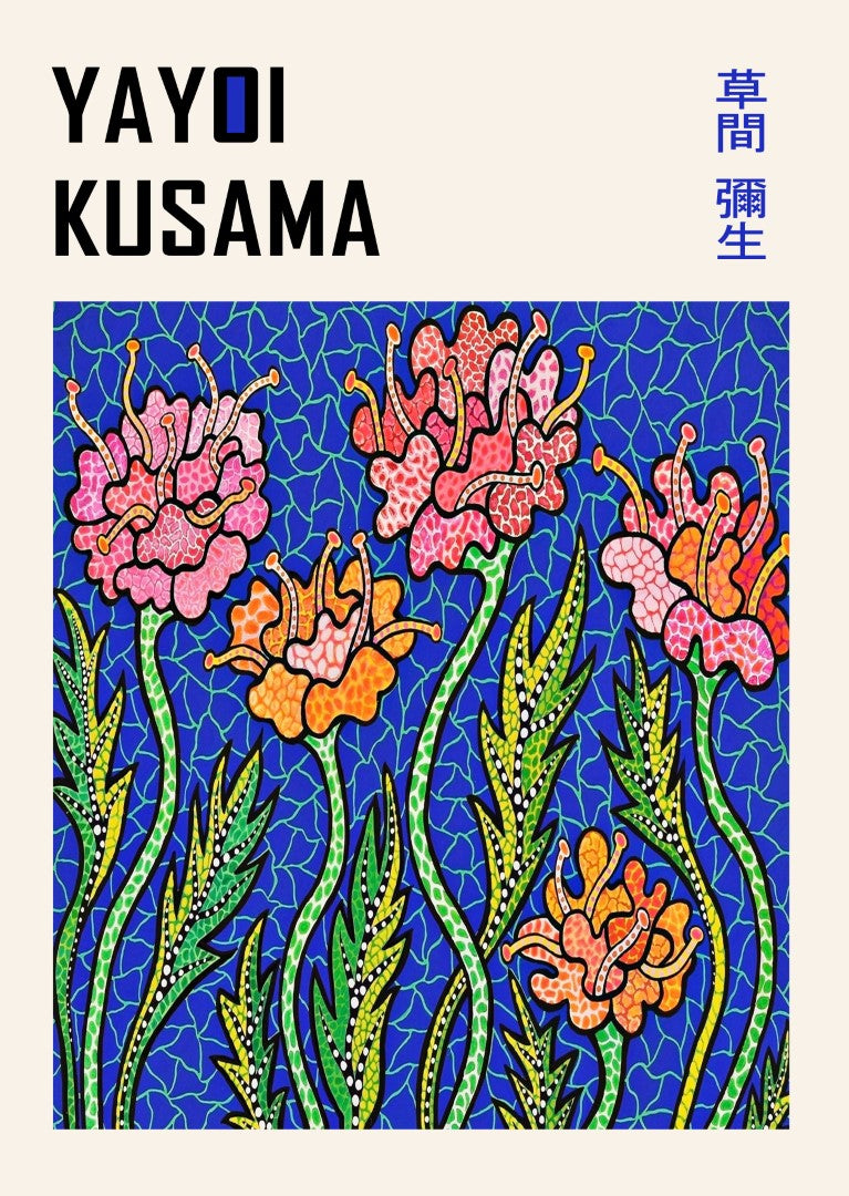 Yayoi Kusama Summer Flowers Alternative Plakat