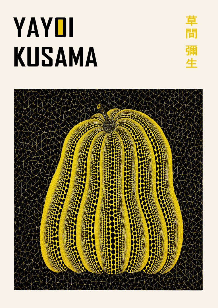 Yayoi Kusama Yellow Pumpkin Plakat