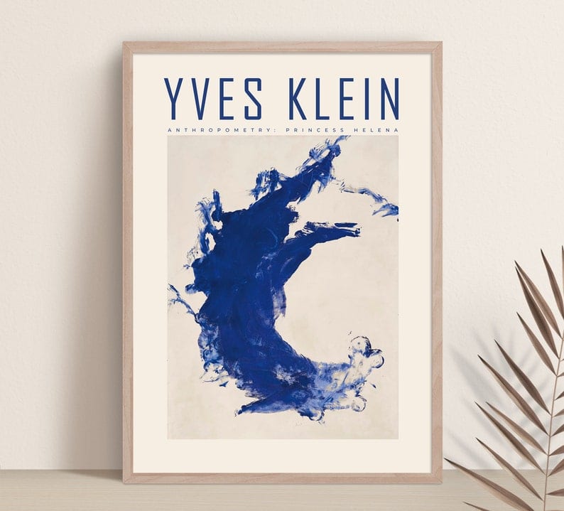 Yves Klein - Princess Helena Plakat