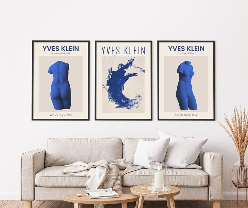 Yves Klein - Venus Bleue Back Plakat