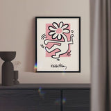 Keith Haring Dancing Flower Plakat