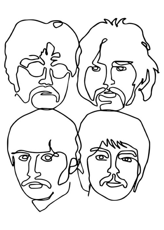 The Beatles No 4 Plakat