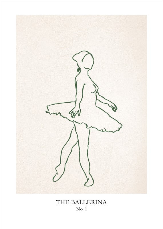 The Ballerina No 1 Plakat