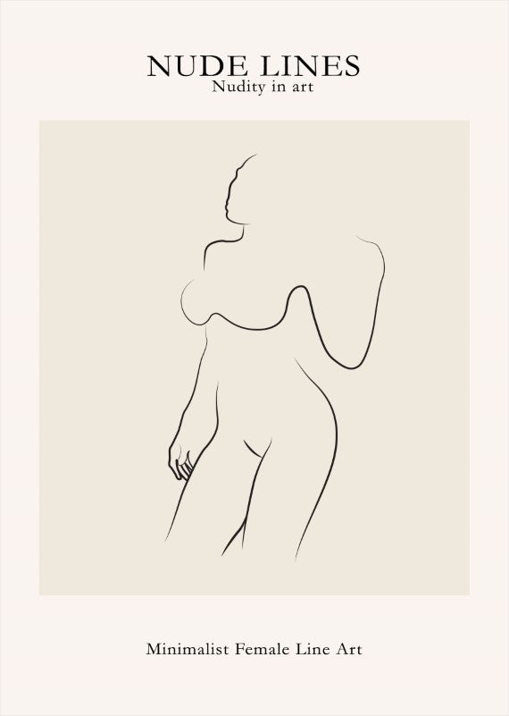 Nude Lines No 7 Plakat