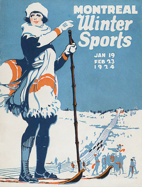 Vintage Ski Plakat - plakatstore.dk